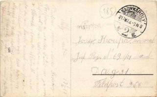 1917 Nagykároly, Carei; Széchenyi utca, drogéria, gyógyszertár, Weiszman Jakab üzlete / street view,...