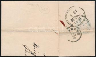 1862 15kr elfogazva levélen / 15kr with shifted perforation on cover "BUCZACZ" - Wien