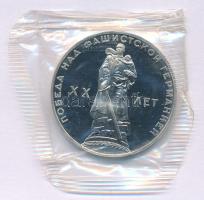 Szovjetunió 1965. 1R Cu-Ni "A győzelem 20. évfordulója" lezárt fóliatokban T:PP
Soviet Un...