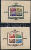 1947 Roosevelt vágott blokkpár (150.000) (a légi blokkon apró ráncok / minor creases)