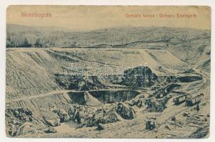 1908 Boksánbánya, Németbogsán, Deutsch-Bogsan, Bocsa Montana; Vertopia bánya. W. L. / Eisenwerk / iron works (Rb)