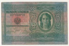 1912. 100K fekete "ROMANIA TIMBRU SPECIAL" felülbélyegzéssel T:F, pici szakadások
Krause ...