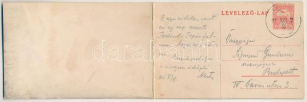 1911 Aranyosbánya, Offenbánya, Baia de Aries, Ofenbaia; 2-részes kinyitható panorámalap / 2-tiled fo...