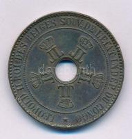 Belga-Kongó / Kongó Szabad Állam 1888. 10c Cu "II. Lipót" T:XF,VF peremhiba
Belgian Congo...
