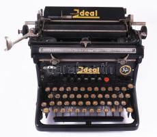 cca 1920 Seidel &amp; Naumann "Ideal" írógép, magyar billentyűzettel, 35x40 cm /// KIZÁRÓLAG SZEMÉLYES ÁTVÉTEL, NEM POSTÁZZUK! / ONLY PERSONAL COLLECTION AT OUR OFFICE!