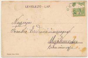 Bél, Beél, Beliu; Fuchs Izidor vegyeskereskedése, üzlet (hibás szöveg!) Szepessy János kiadása / sho...