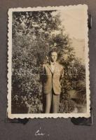 cca 1920-1940 Gombkötő Imre (1910-1988) labdarúgó (1933-ig az MTK-ból kivált Budapesti Atlétikai Klu...