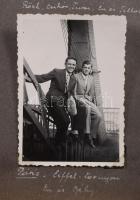 cca 1920-1940 Gombkötő Imre (1910-1988) labdarúgó (1933-ig az MTK-ból kivált Budapesti Atlétikai Klu...