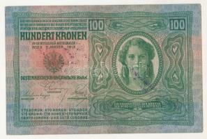 1912. 100K "1179 51241" hamis(?) felülbélyegzéssel T:F