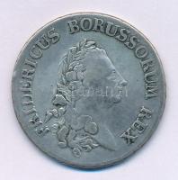 Német államok / Poroszország 1786A Tallér Ag "II. Frigyes" Breslau (22,07g) T:VF vésett fe...
