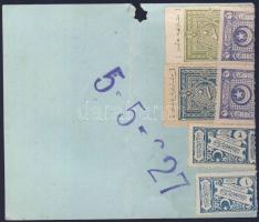 cca 1920 Contsantinápolyi casino turista-igazolvány okmánybélyegekkel / Casino of Constantinople Tou...