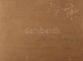 Molnár József (1821-1899): Hegyvidéki táj (Tátra?). Olaj, karton, jelezve jobbra lent. Restaurált. S...