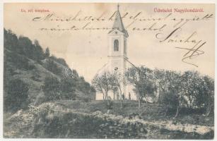 Nagyilonda, Ileanda; Református templom. Benedek Béla kiadása / Calvinist church (fl)