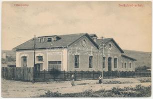 Székelyudvarhely, Odorheiu Secuiesc; Villanytelep. Sterba Ödön kiadása, Ferentzy és Kováts / electric power plant, power station (EK)