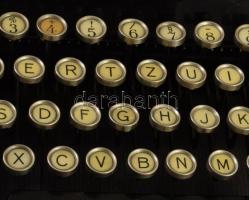 cca 1924 Remington hordozható táska-írógép, tokja nélkül