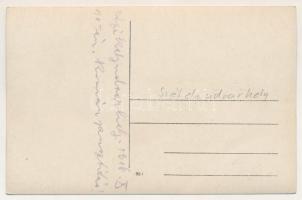 1916 Székelyudvarhely, Odorheiu Secuiesc; első világháború pusztítása, udvar / WWI military, damaged...