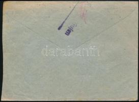 1942 Cenzúrázott levél Gusen koncentrációs táborból / Censored cover from concentration camp Gusen t...