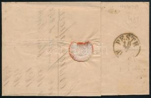 ~1861 15kr levélen / on cover "BIELITZ" - Pest