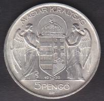 1939. 5P Ag "Horthy balra" T:2 apró ph