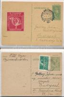 Díjjegyes levelezőlapok néhány külföldivel fényképalbumban