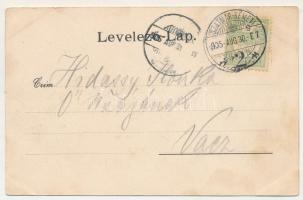 1905 Szatmárnémeti, Szatmár, Satu Mare; Püspöki palota, Kir. katolikus főgimnázium. Lövy Miksa kiadá...