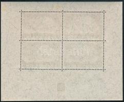Ausztria 1933 WIPA blokk tokkal együtt, a beragasztásból származó ragasztónyomok alig látszanak, a b...