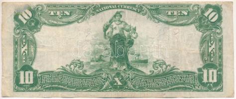 Amerikai Egyesült Államok 1902 (1924-1929). 10$ "National Currency - Pennsylvania, Neffs" ...