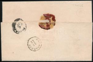 1871 Réznyomat 5kr levélen / on cover, kék / blue "RUSZKBERG"