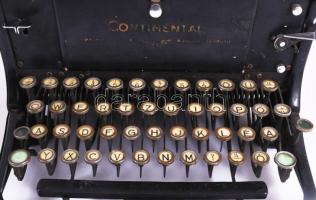 cca 1938-1940 Wanderer Werke Continental írógép, magyar billentyűzettel, korának megfelelő állapotba...