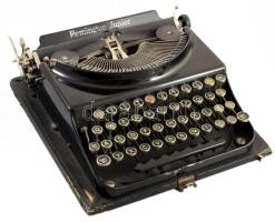 cca 1932 Zeta Remington Junior írógép, korának megfelelő állapotban, magyar nyelvű billentyűzettel.