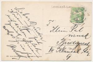 Szamosújvár, Gherla; Fegyintézeti főkapu, igazgatósági lak. Anka Sándor kiadása / prison, jail, dire...