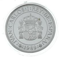 Spanyolország 1989. 5000P Ag "Amerika felfedezésének 500. évfordulója - Karavella" tanúsít...