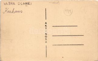 Vatra Dornei, Dornavátra, Bad Dorna-Watra (Bukovina, Bucovina, Bukowina); Kurhaus / spa hall, bathho...