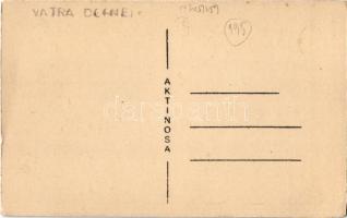 Vatra Dornei, Dornavátra, Bad Dorna-Watra (Bukovina, Bucovina, Bukowina); Mikulagasse, Bahnhof, Röm....