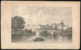 Finden, Edward Francis (1791-1857): Makarjev kolostora (The Monastery of Makerief, on the Volga). Acélmetszet, papír, jelzett a metszeten, kissé foltos, 10x16,5 cm