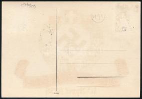 1938 2 x 6f címzetlen képeslapon alkalmi bélyegzéssel / on blanco postcard with special cancellation