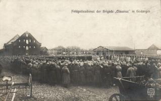 Military WWI field mass for the Brigade ´Clausius´ in the demolished Godargen photo (EK)