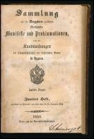 Sammlung der für Ungarn erlassenen Allerhöchsten Manifeste und Proklamationen, dann der Kundmachunge...