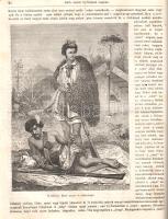 [Folyóirat] A Katholikus Hitterjesztés Lapjai. Képes folyóirat. Szerkeszti Nogely István. Megjelenik évenkint 10 füzetben. IV. évfolyam, 1-10. szám. (1885). Nagyvárad, 1885. Nogely István (Hollósy Jenő ny.) [4] + 200 p. Nogely István (1839-1905) római katolikus pap, képzőintézeti igazgató, szentszéki ülnök gazdagon illusztrált, katolikus szellemiségű földrajzi ismeretterjesztő folyóirata a római katolikus missziók trópusi tevékenységének ismertetése kapcsán számtalan földrajzi és néprajzi érdekességet oszt meg. Lapszámokon át folytatódó beszámolót olvashatunk Új-Zéland maori népének életmódjáról, világnézetéről, szokásrendszeréről és hiedelemvilágáról, illetve az oda érkező katolikus hittérítők viszontagságairól, feladatairól és eredményeiről. Visszatérő téma még a hátsó-indiai, kongói és kínai misszió sorsa is. A képanyagon kívül naplórészletekkel is megtűzdelt kongói beszámoló markáns nézőpontból ecseteli a térítés előtt álló feketék koldulási hajlamait. A hittérítőket - mint a gyarmatosítók előfutárait - olykor fegyverekkel fogadják, lapszámunk a kínai, illetve dél-szudáni területeken fogságba került misszionáriusok sorsáért aggódik. Kötetünk végső soron a gyarmatosítás korának emlékezetes, ha nem is teljesen elfogulatlan szempontból megírt, gazdag földrajzi-népismereti-etnológiai munkája. Korabeli félvászon kötésben, az első kötéstáblán színes, néprajzi illusztrációval. Jó példány.