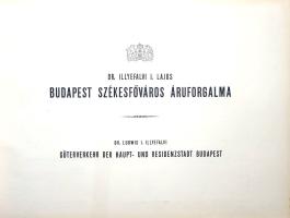 Illyefalvi I[mre] Lajos: Budapest székesfőváros áruforgalma. Güterverkehr der Haupt- und Residenzsta...