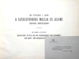 Illyefalvi I[mre] Lajos: A székesfőváros múltja és jelene grafikus ábrázolásban. Graphische Bilder a...