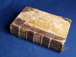 Márton József:  Magyar-német, és Német-magyar Lexicon, vagyis Szókönyv. Készítette Márton Jósef. Második rész, első-második darab. [Teljes német-magyar szótár, egybekötve.] Bétsben, 1803. Pichler Antal betüivel. VIII + [2] + 24 + 48 p. + 1204 hasáb; 1018 hasáb + [11] p. Márton József (1771-1840) nyelvész, lap- és szótárszerkesztő, nyelvtaníró. Debreceni és jénai tanulmányok, majd lőcsei pedagógiai szolgálat után 1799-ben adta ki Kassán adta Német grammatikáját, illetve kétnyelvű szótárát. Második kiadásból származó példányunk a német-magyar szótár két részét egybekötve, teljes terjedelmében tartalmazza, elején a második kiadás szükségét indokló bevezetéssel, előfizetési lajstrommal, német nyelvtani összefoglalóval, majd a munka zömét jelentő, kéthasábos szövegoldalakra szedett szótári résszel. Az első előzéken és a belív egy oldalán tulajdonlási sort alkotó possessori bejegyzések. Könyvtári duplum. A címlapon kisebb foltosság, kötetünk néhány oldalán apró foltosság, néhány oldalon apró tintafoltok. Példányunkból a második rész címlapja hiányzik. Poss.: Németh József (1804), Kőrösy Elek (1805), Kőrösy Antal. Öt bordára fűzött, vaknyomásos, kissé kopott, enyhén sérült korabeli félbőr kötésben, a gerincen sárga címkékkel, vörös festésű lapszélekkel, az oldalsó lapszéleken tulajdonosi monogrammal.