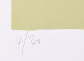 Lux Antal (1935-): Bábuk, 1970. Szitanyomat, papír. Jelzett és datált (A Lux 70), számozott: 4/30. 4...