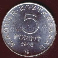 1948. 5Ft Ag "Petőfi" T:2+