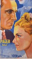 1942 Dr. Kovács István. Moziplakát (filmplakát, rácsplakát). Fekete István regénye után, Páger Antal...