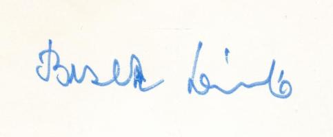 Buzek László (1945- ) válogatott röplabdázó, a Csepel SC játékosa (a röplabdázás ,,Puskás Öcsijeként" is emlegették) autográf aláírása őt ábrázoló fotón, 12x9 cm