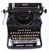1937-1940 Triumph "Standatrd 12" írógép, magyar billentyűzettel, eredeti fazettált üvegeivel, 36x26 cm /// 1937?1940 Triumph 'Standard 12' typewriter, with Hungarian keyboard, original faceted glass panels, 36×26 cm /// KIZÁRÓLAG SZEMÉLYES ÁTVÉTEL, NEM POSTÁZZUK! / ONLY PERSONAL COLLECTION AT OUR OFFICE!