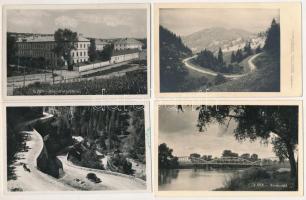 ERDÉLY - 14 db RÉGI város képeslap, mindegyik tábori postahivatal bélyegzővel / TRANSYLVANIA - 14 pr...