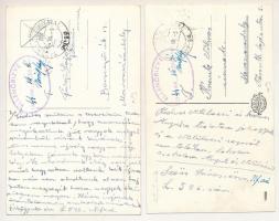 ERDÉLY - 14 db RÉGI város képeslap, mindegyik tábori postahivatal bélyegzővel / TRANSYLVANIA - 14 pr...