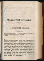 ca 1830 A Magyar Nemzet történetei c. könyv hiányos példánya. 1-304p. Modern félbőr kötésben